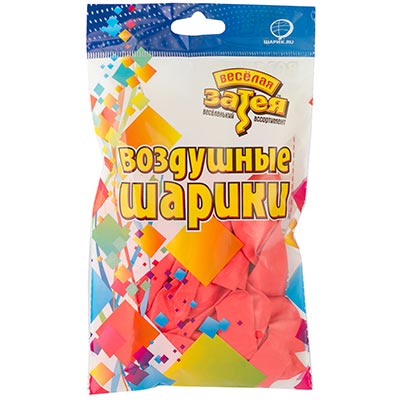 Шарики из латекса Шары 30см макарун красные Весёлая Затея