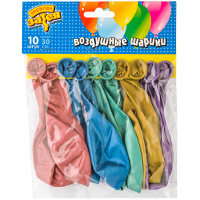 Шарики Хром 30см 10шт Веселая Затея