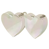 Перламутровая Грузик для шаров Два сердца, перламутр 1302-0868
