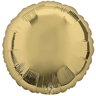 Шарики из фольги Шар Круг 45см Металлик White Gold
