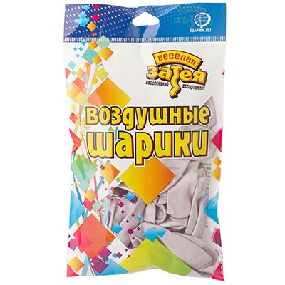 Шарики из латекса Шары 30см хром светло-розовые В. Затея