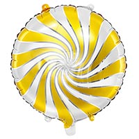 Золотая Шар 45см Леденец Gold 1202-3523