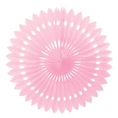 Декорации подвески Фант бумажный розовый 40см