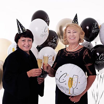 Шарики из фольги Шар 45см С ЮБИЛЕЕМ