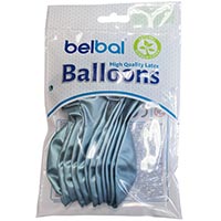 Голубая Шарик 32см, цвет 605 Хром Blue 12 штук 1102-2605