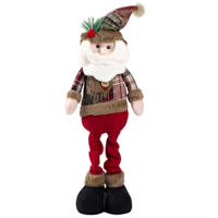 Новый год Фигура Санта 50см текстиль 1501-6761