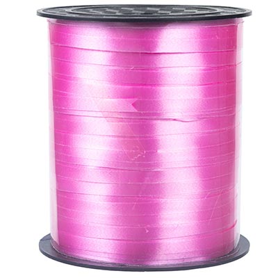 Лента для шаров Лента 5ммХ230м розовая