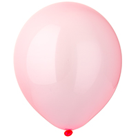 Шары 30см кристалл красные Весёлая Затея