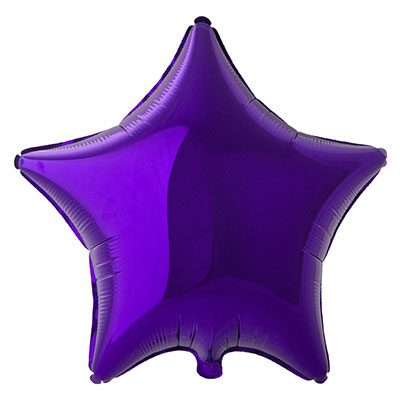 Шарики из фольги Шарик 23см звезда Violet
