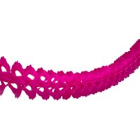 Розовая Гирлянда бум Декор ярко-розовая 3,6м 1404-0445