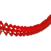 Гирлянда бум Декор красная 3,6м