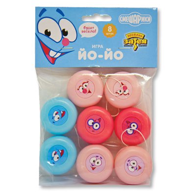 Игрушки Йо-йо Смешарики Улыбки, 8 штук