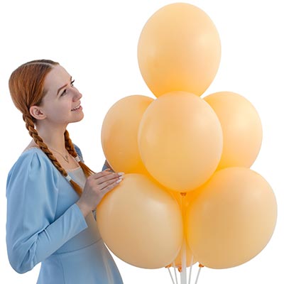 Шарики из латекса Шарик 32см, цвет 453 Пастель Peach Cream