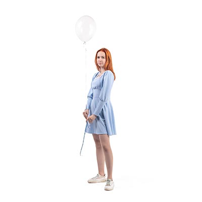 Шарики из латекса Шарик 32см, цвет 038 Кристалл Clear