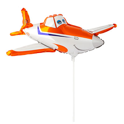 Фигура мини Самолет оранжевый
