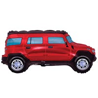 Шар фигура Джип красный