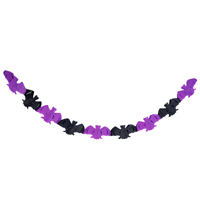 Вечеринка Хэллоуин Гирлянда бумажная HWN Летучая мышь 1505-2209