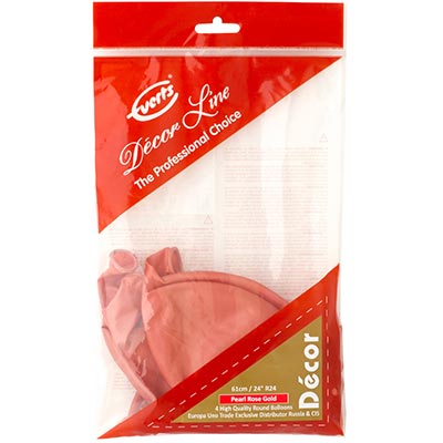 Шар розовое золото 61см, 518 Rose Gold