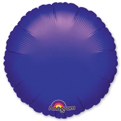 Шарик 45см круг металлик Purple