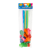 Шарики с держателями 25см 10шт Китай