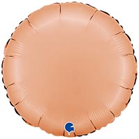 Коралловая Шар круг 45см Персик сатин 1204-1672