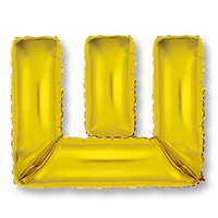 Шар Мини буква "Ш", 36см Gold