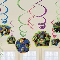 Спирали Черепашки-Ниндзя, 46-60 см, 12шт