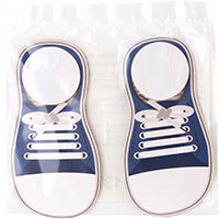 Грузик-ножки Кеды для шаров син 2 штуки