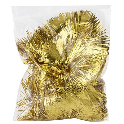 Мишура Гирлянда Мишура золото 10см 2м