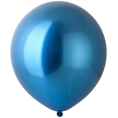 Синяя Шары 45см хром синие, Весёлая Затея 1102-2386