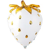  Шар фигура GLAM Клубника белая 1207-6584