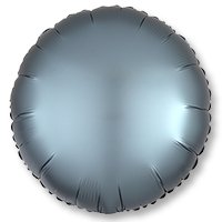 Шар КРУГ 45см Сатин Steel Blue
