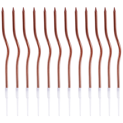 Шоколад Свечи Волна шоколад с подст 13см 12шт 1502-6910