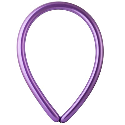 Шарики из латекса Шары фиолетовые ШДМ260 Хром Purple Затея