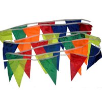 Гирлянда-вымпел разноцветная 10м
