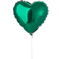 Зеленая Шарик 23см сердце Green 1204-0172