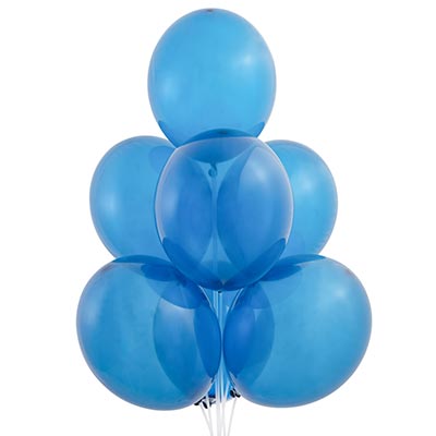 Шарики из латекса Шарик 32см, цвет 033 Кристалл Blue