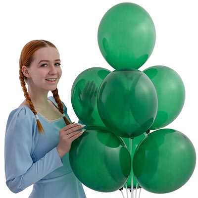 Шарики из латекса Шарик 32см, цвет 035 Кристалл Green