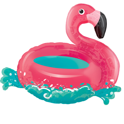 Шар фигура Фламинго на воде