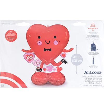 Шарики из фольги Шар фигура под воздух 108см Сердце