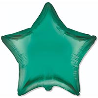 Зеленая Шар звезда 45см Сатин Green 1204-1505