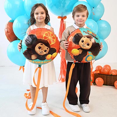 Шарики из фольги Шар 45см Чебурашка