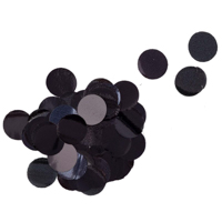 Черная Конфетти Круги фольг черные 1см 20гр 1501-6830