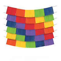 Радужная Гирлянда-бахрома радуга, 9 шт 1505-1780