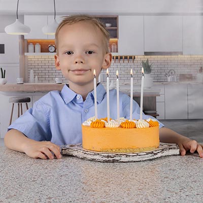 Свечи для торта Свечи д/торта Белые перл подст 12шт 13см