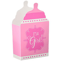 Любимая Дочка Бонбоньерка бум Бутылочка розовая, 24шт 1502-3813