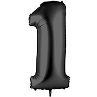 Шар цифра "1", 101см Black