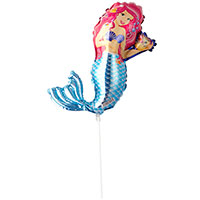 Шар Мини фигура Русалочка с ракушкой