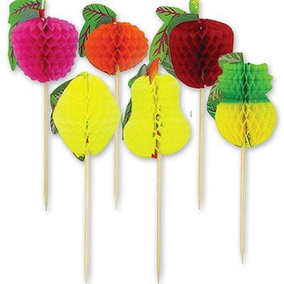 Барные аксессуары Пика для канапе Фрукты 12см 12шт