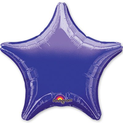 Шарики из фольги Шарик 45см звезда металлик Purple